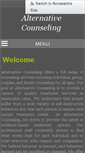 Mobile Screenshot of alternativecounseling.com